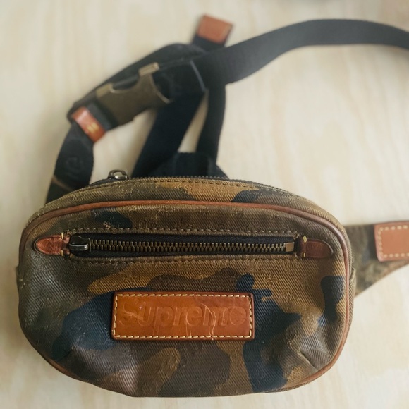 Supreme Brown Camouflage Belt Bag - Picture 1 of 7
